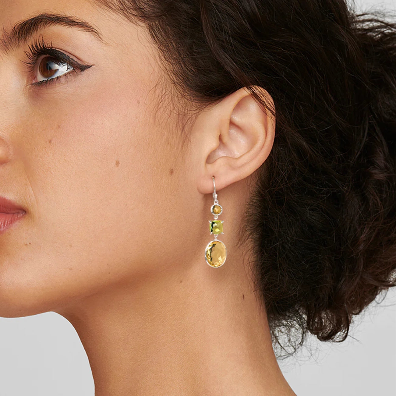 Ippolita Rock Candy Antico 3-Stone Drop Earrings