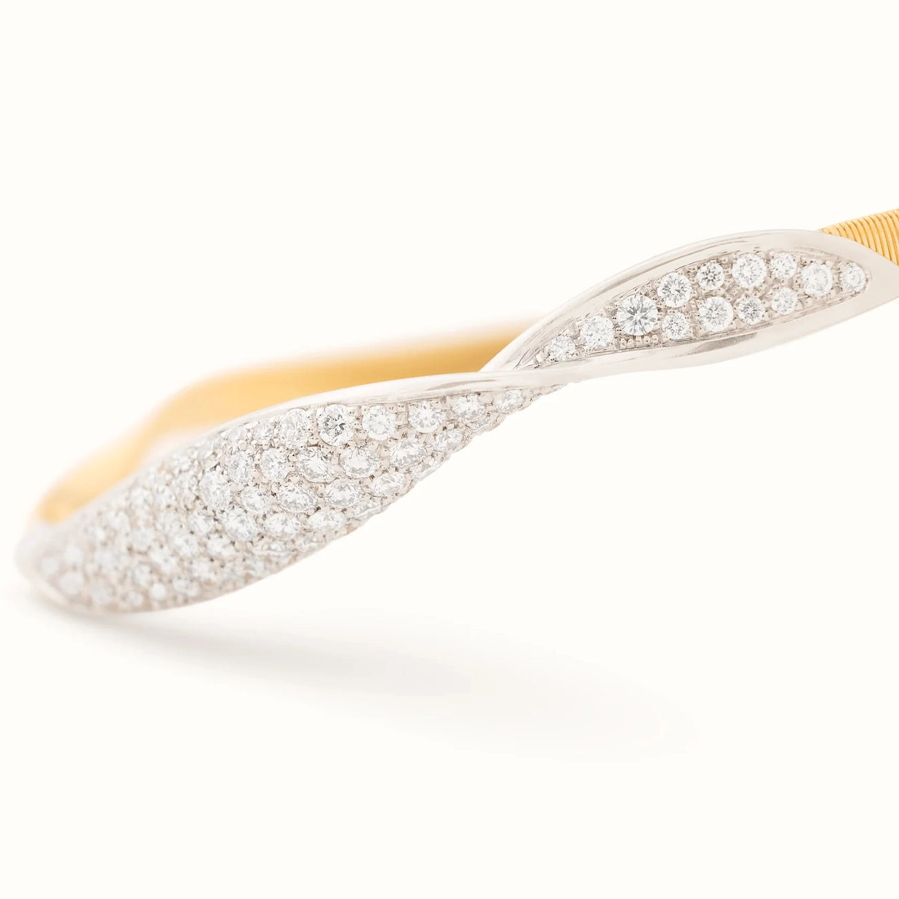 Marco Bicego Marrakech Diamond Twist Bangle Bracelet