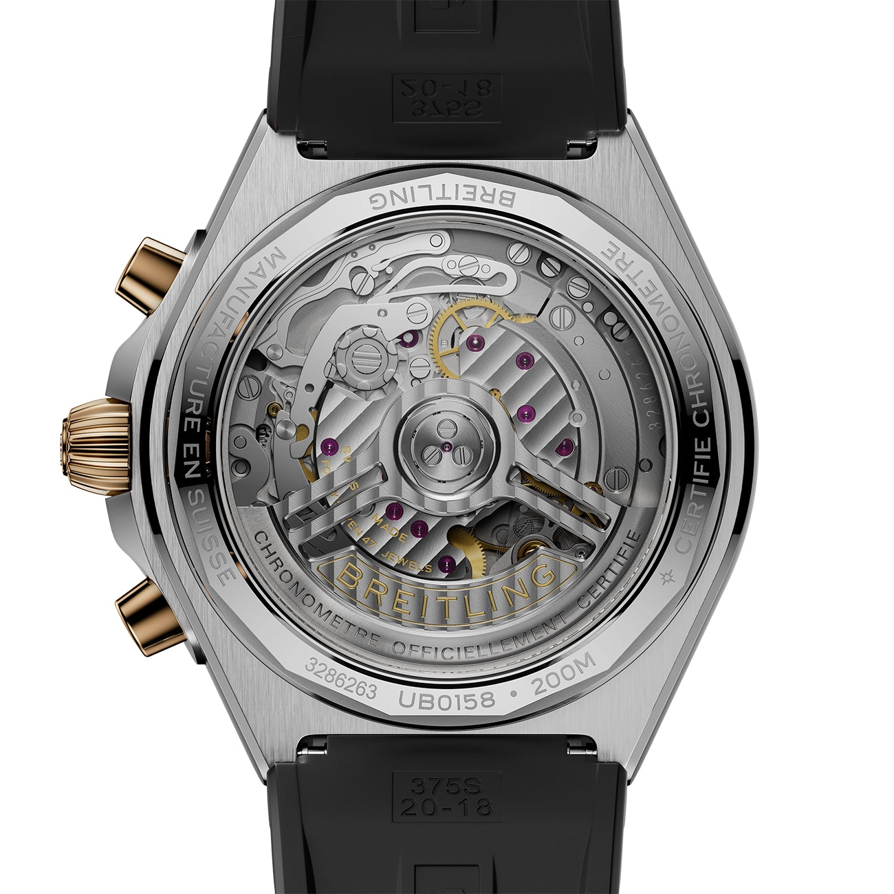Breitling Chronomat B01 42 Rubber Strap - Anthracite Dial