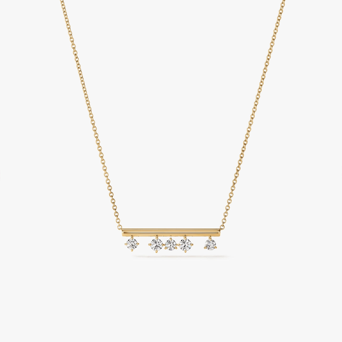 Hearts on Fire Barre Floating Diamond Pendant Necklace