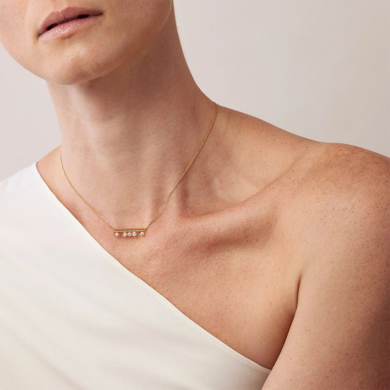 Hearts on Fire Barre Floating Diamond Pendant Necklace