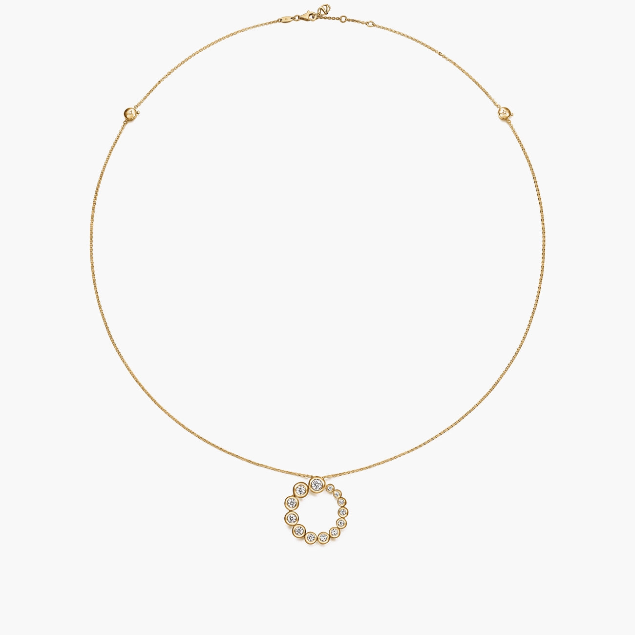 Hearts on Fire Convertible Circle Pendant Necklace