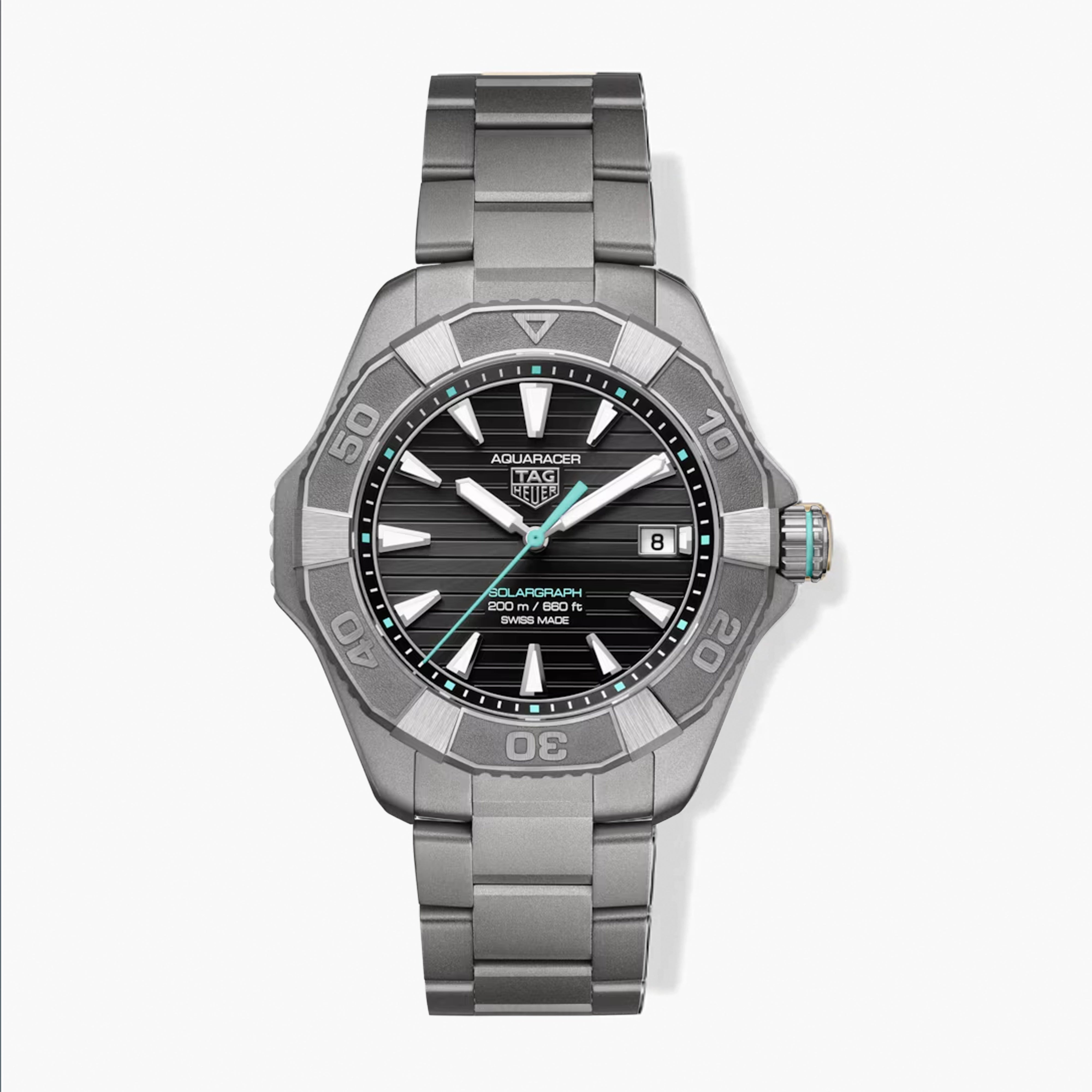 TAG Heuer Aquaracer Professional 200 Solargraph Black Dial - 40mm