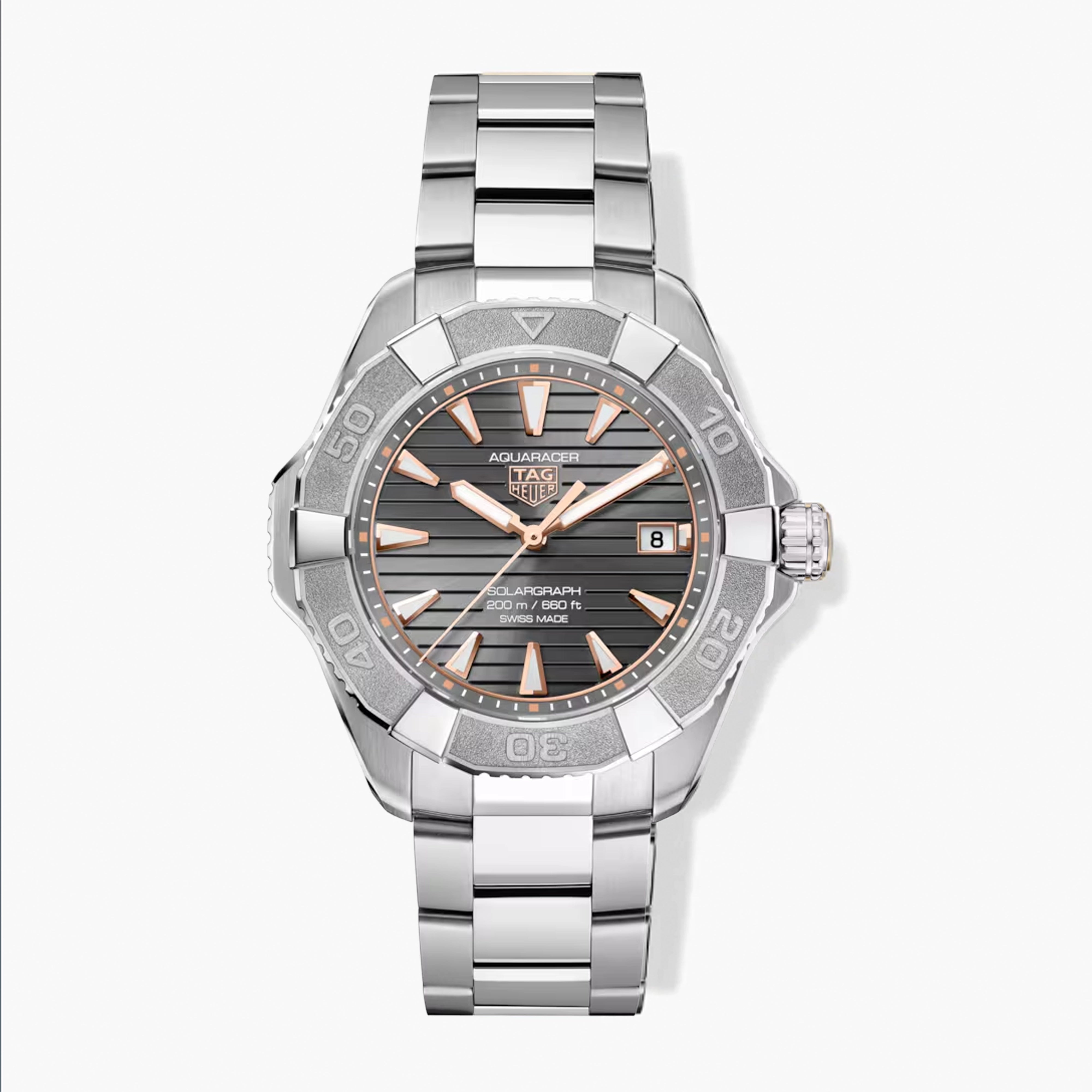 TAG Heuer Aquaracer Professional 200 Solargraph Grey Dial - 40mm