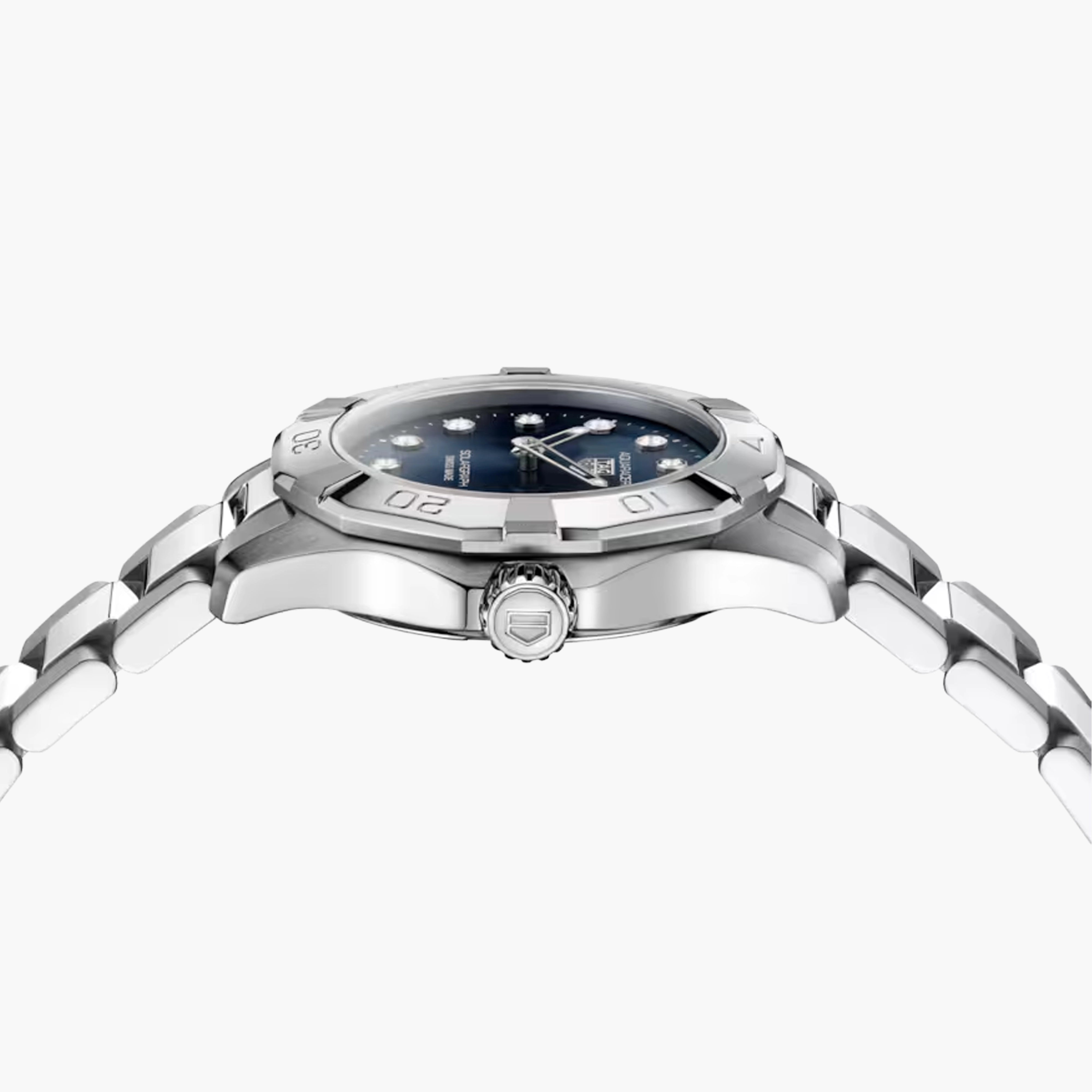 TAG Heuer Aquaracer Professional 100 Solargraph Blue Diamond Dial - 28mm