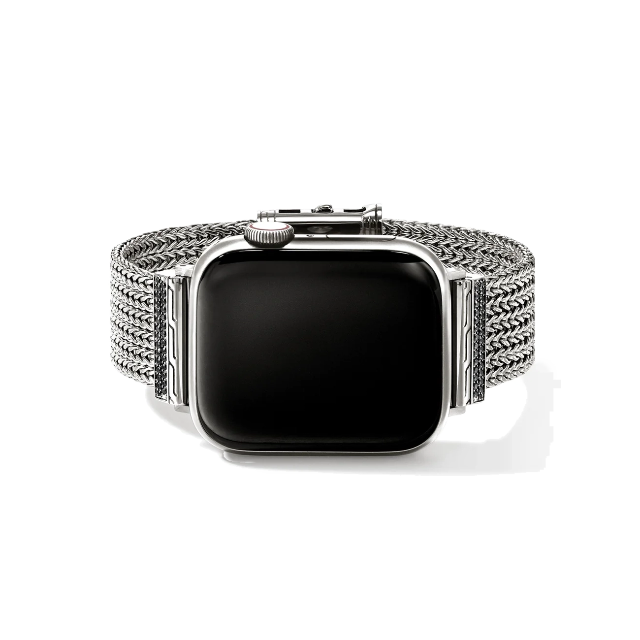 John Hardy Icon Link 18mm Black Sapphire Apple Watch Chain Bracelet