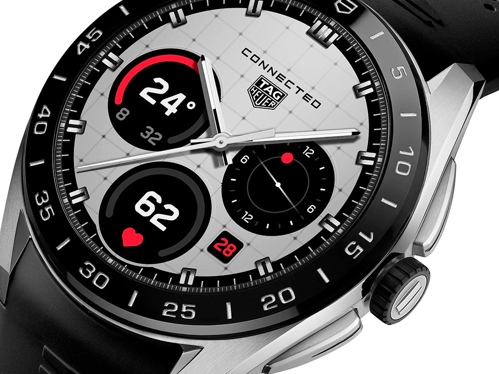 TAG Heuer Connected Calibre E5 Rubber Strap - 45mm