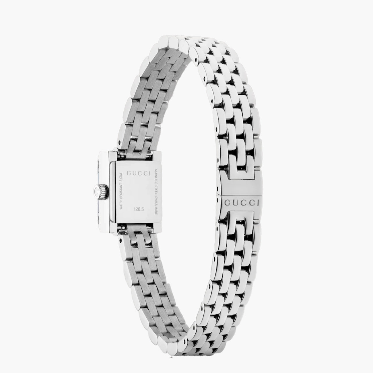 Gucci G-Frame Burgundy Diamond Watch