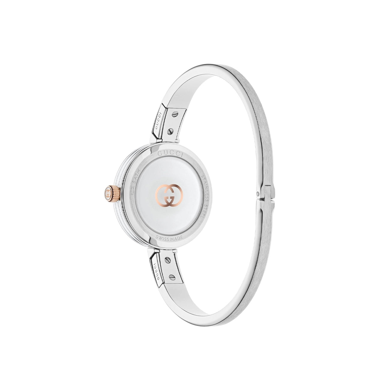 Gucci Model 2000 Silver Dial Watch on a Bangle Bracelet - 24mm