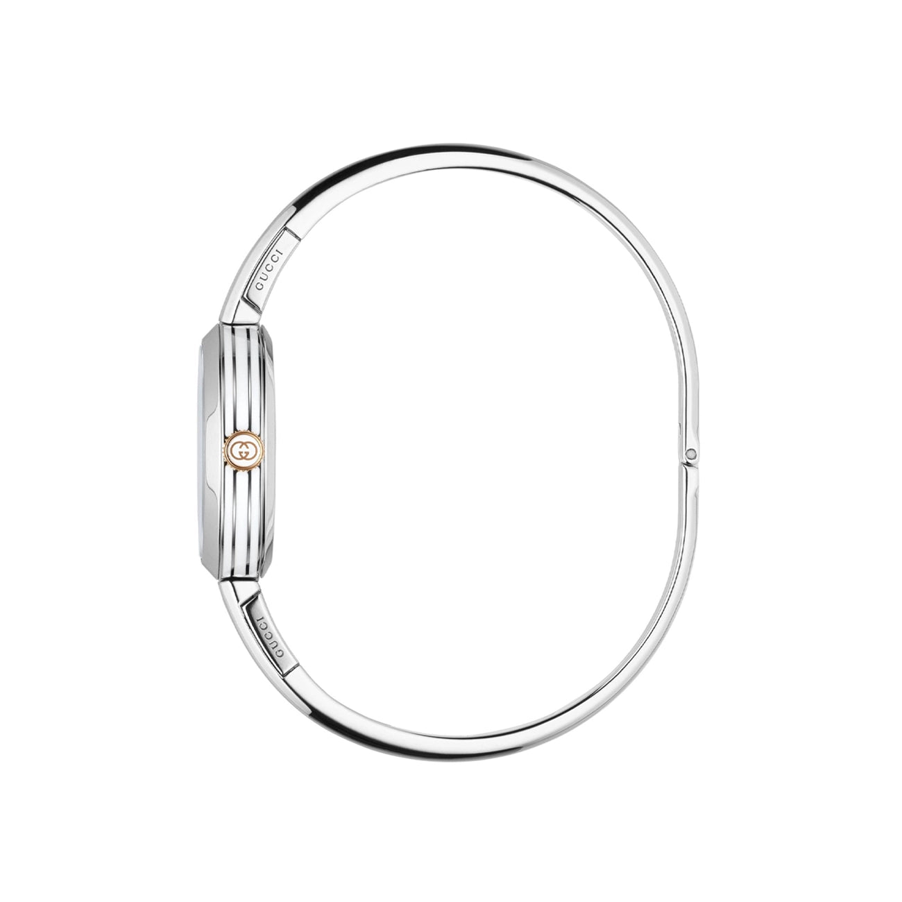 Gucci Model 2000 Silver Dial Watch on a Bangle Bracelet - 24mm