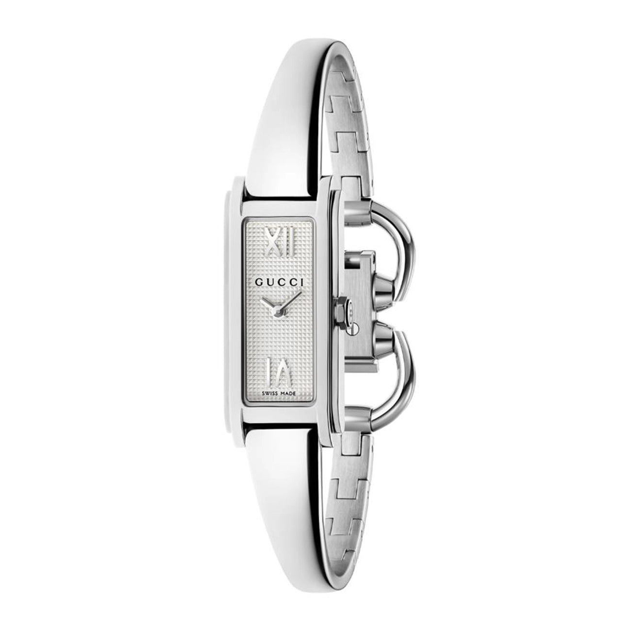 Gucci G-Frame White Dial Roman Numeral Watch - 27mm