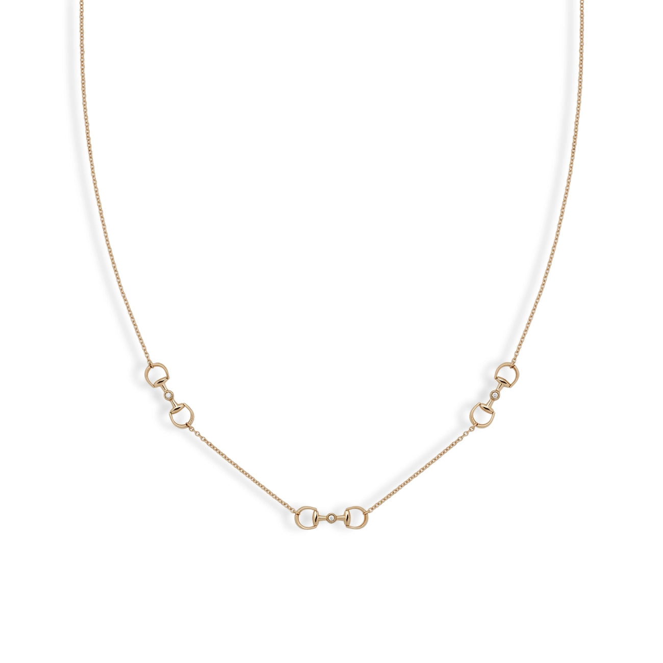 Gucci Horsebit Multi Chain Necklace