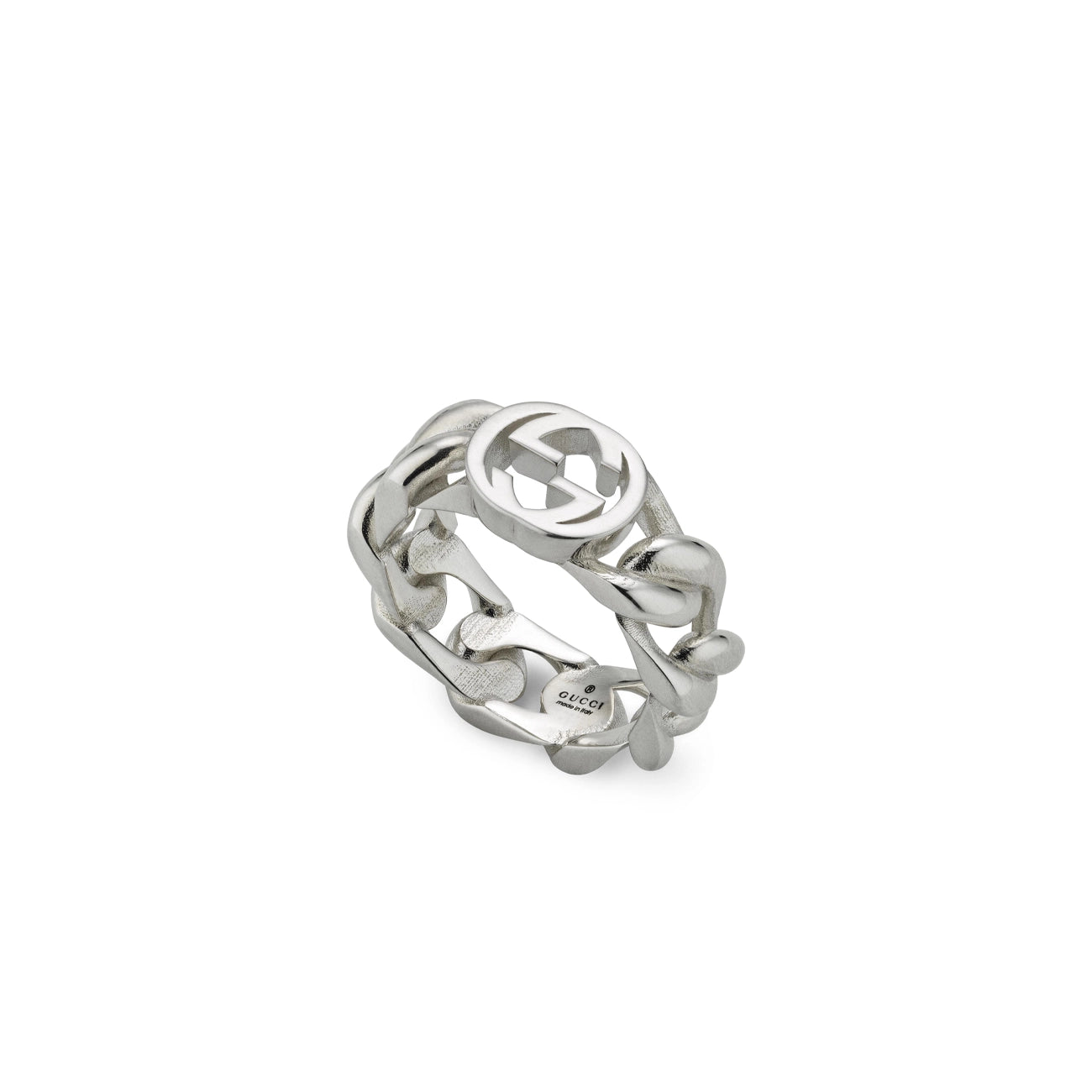Gucci Interlocking G Silver 7mm Ring