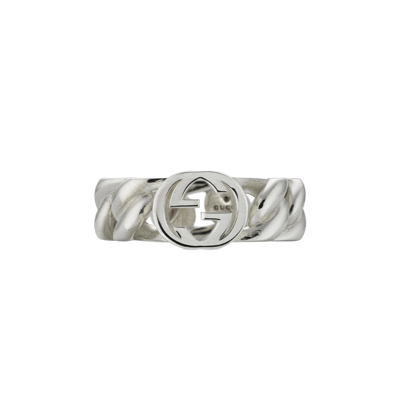 Gucci Interlocking G Silver 7mm Ring