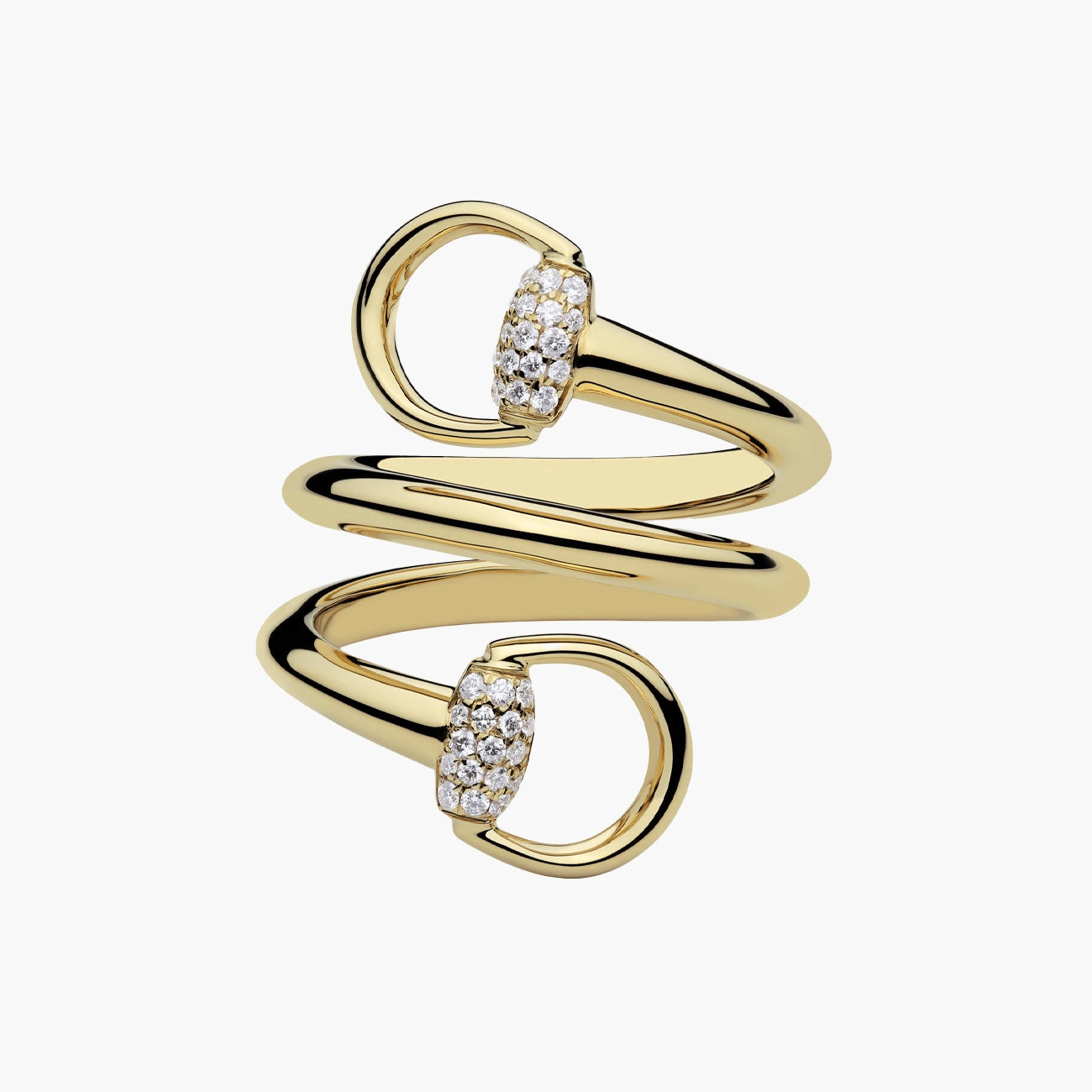 Gucci Horsebit Contrarié Ring