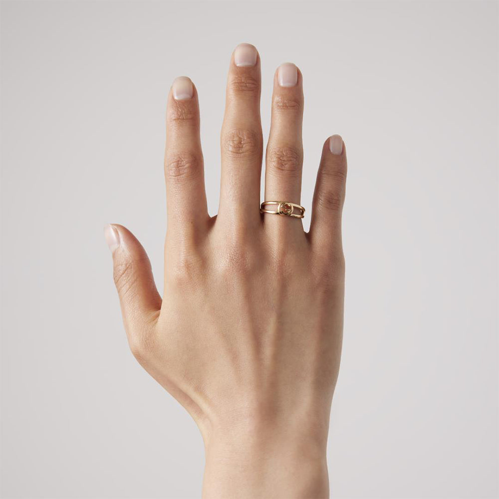 Gucci Interlocking G Double Band Ring