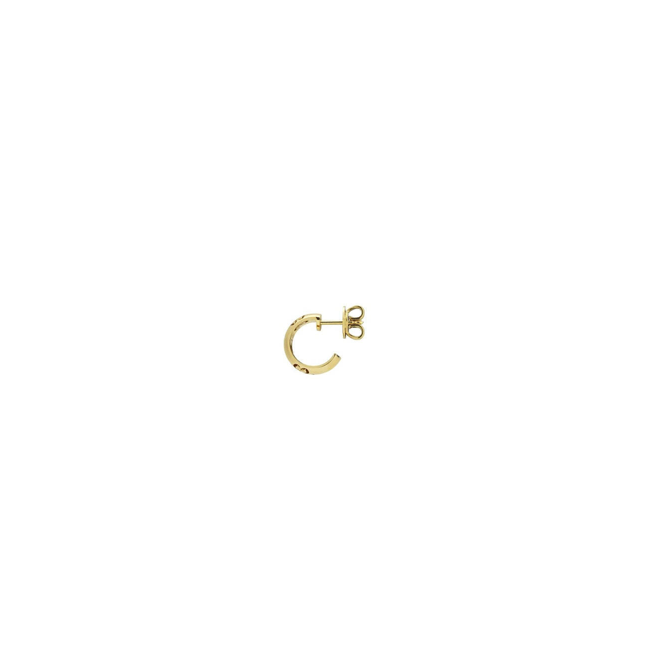 Gucci Icon Gold Huggie Earrings