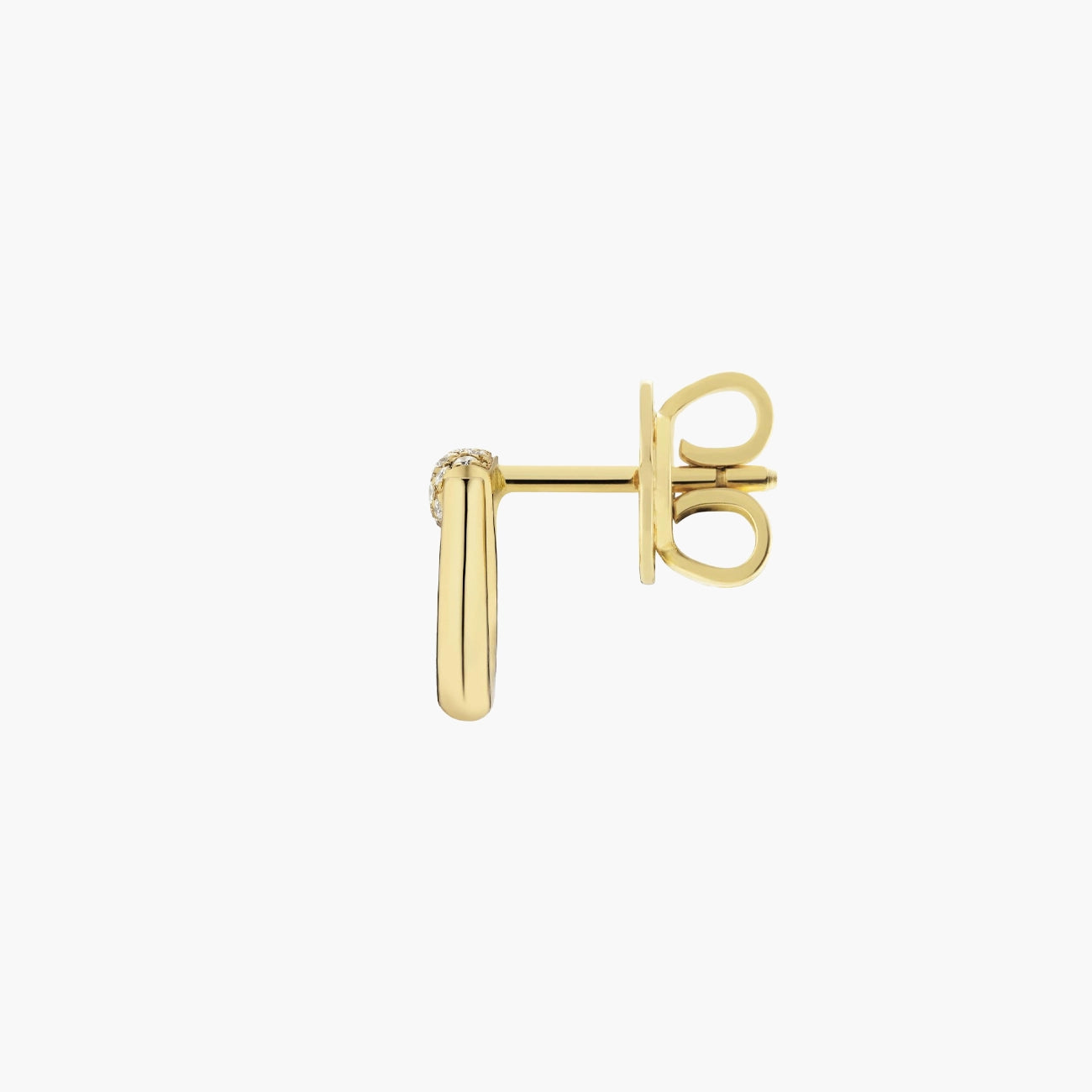 Gucci Horsebit Demi Pavé Stud Earrings