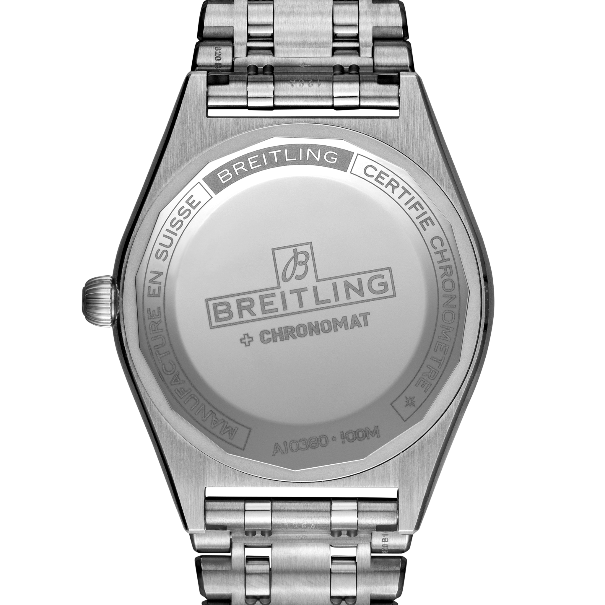 Breitling Chronomat 36 in Steel With White Diamond Dial