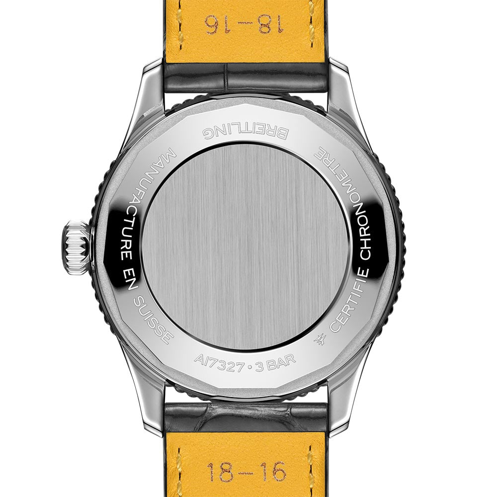 Breitling Navitimer Automatic Rhodium Dial on Leather - 36MM