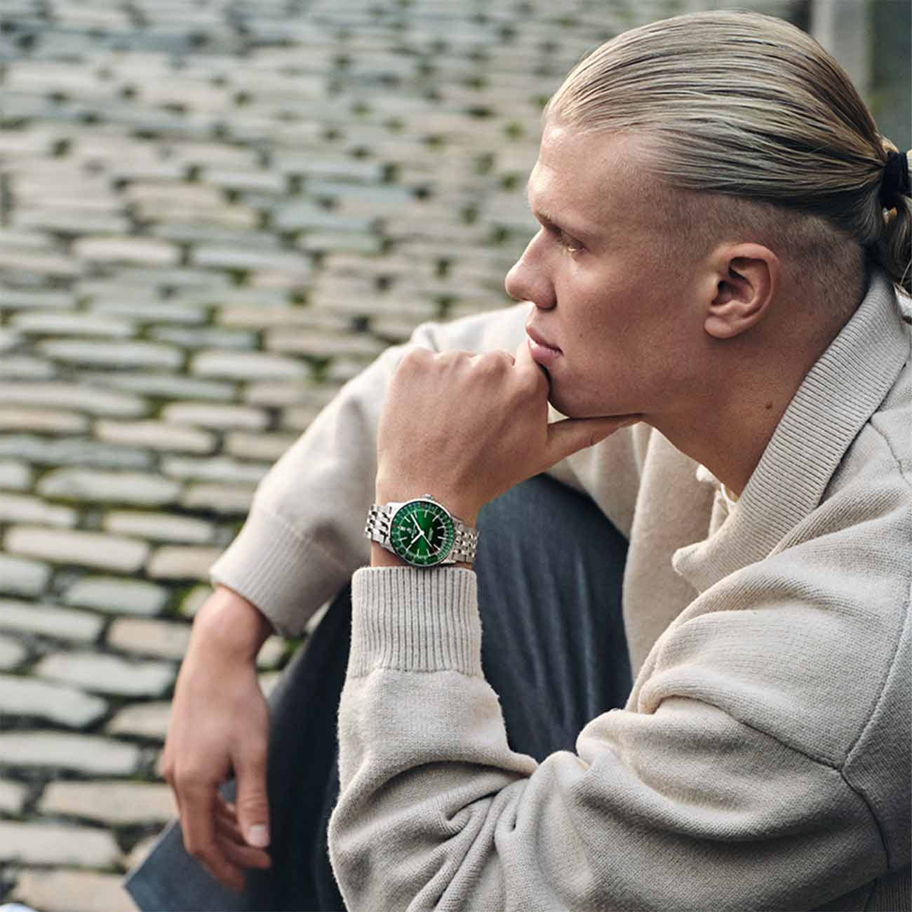 Breitling Navitimer Automatic Dark Green Dial with Black Alligator Strap- 41mm