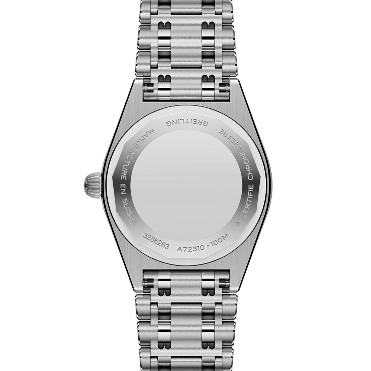 Breitling Chronomat 28 Pink Mother-of-Pearl Dial with Stainless Steel Rouleux Bracelet