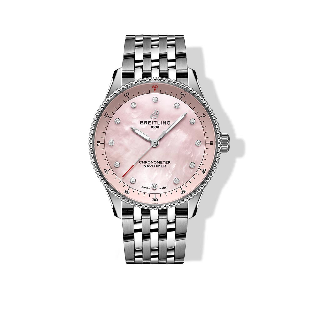 Breitling Navitimer Pink Mother of Pearl - 32mm