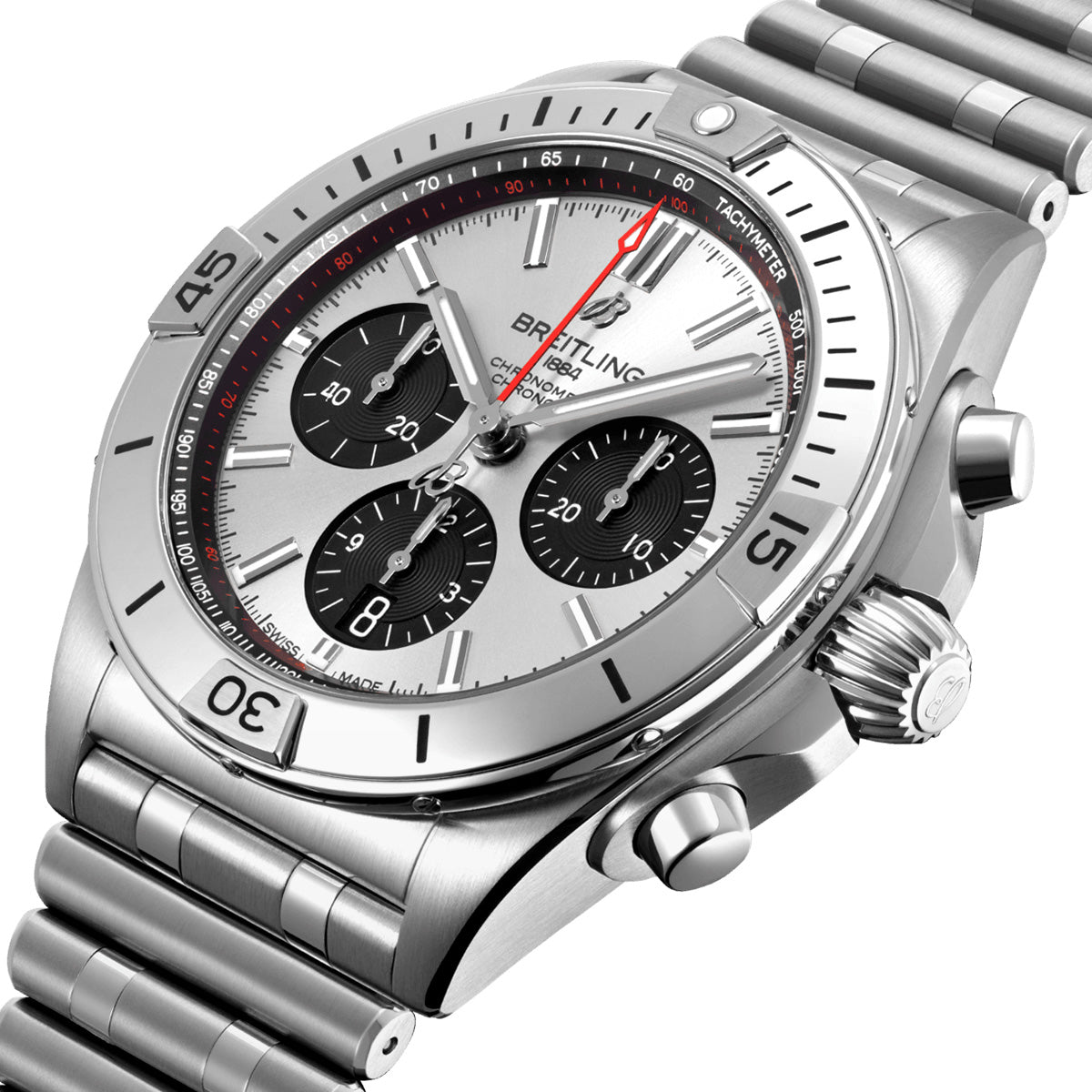 Breitling Chronomat B01 42 Silver Dial — 42mm
