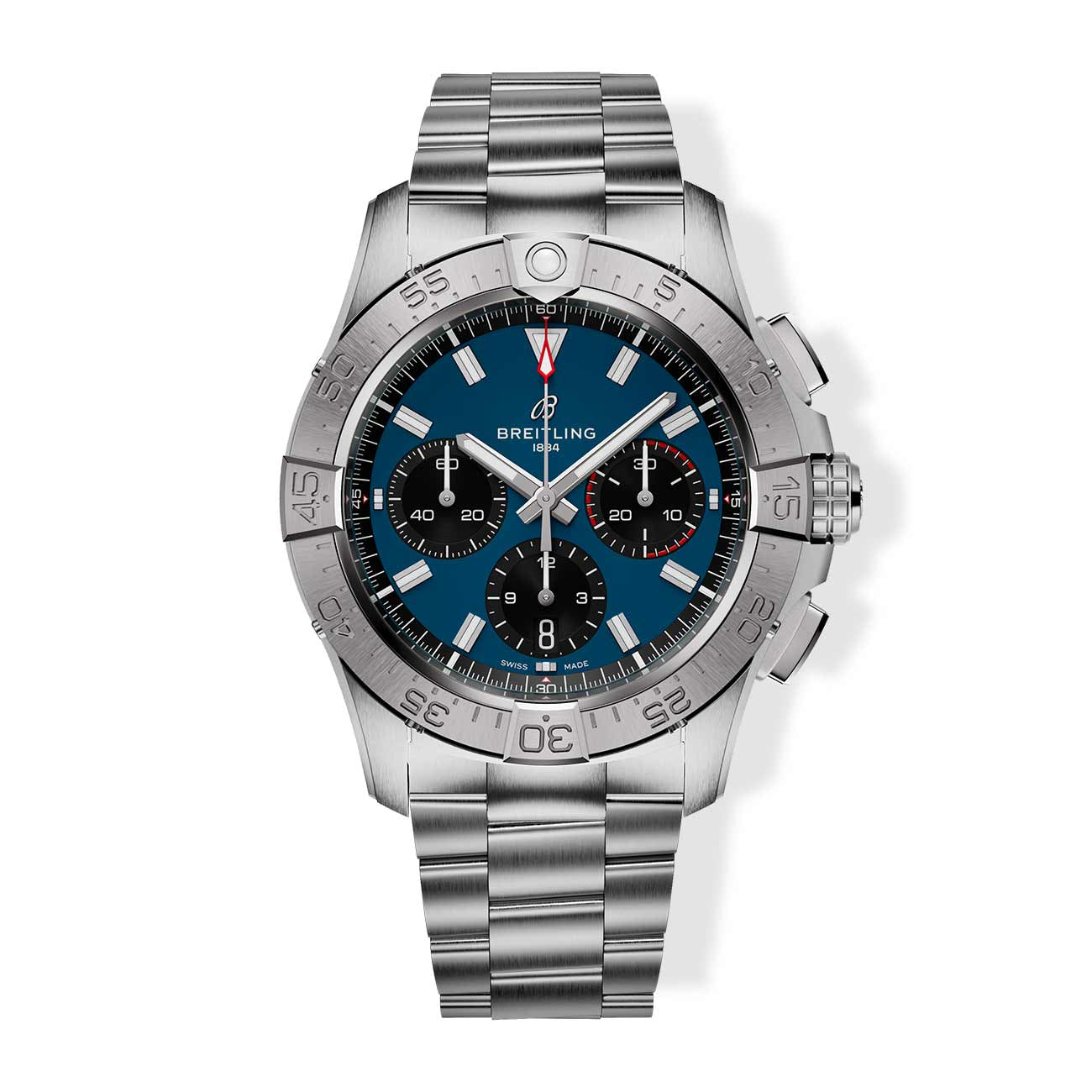 Breitling Avenger B01 Chronograph Blue Dial with Blue Leather Strap - 42mm