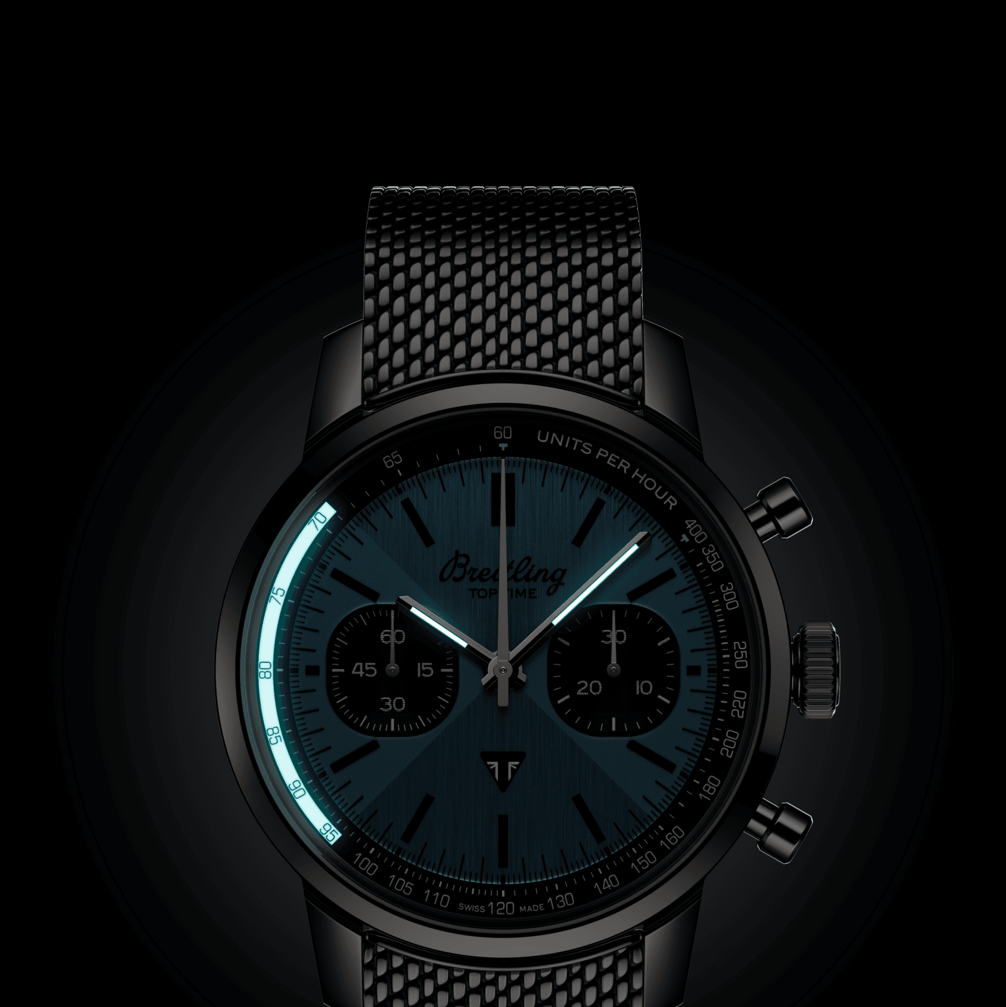 Breitling Top Time Triumph Ice Blue on Bracelet - 41mm