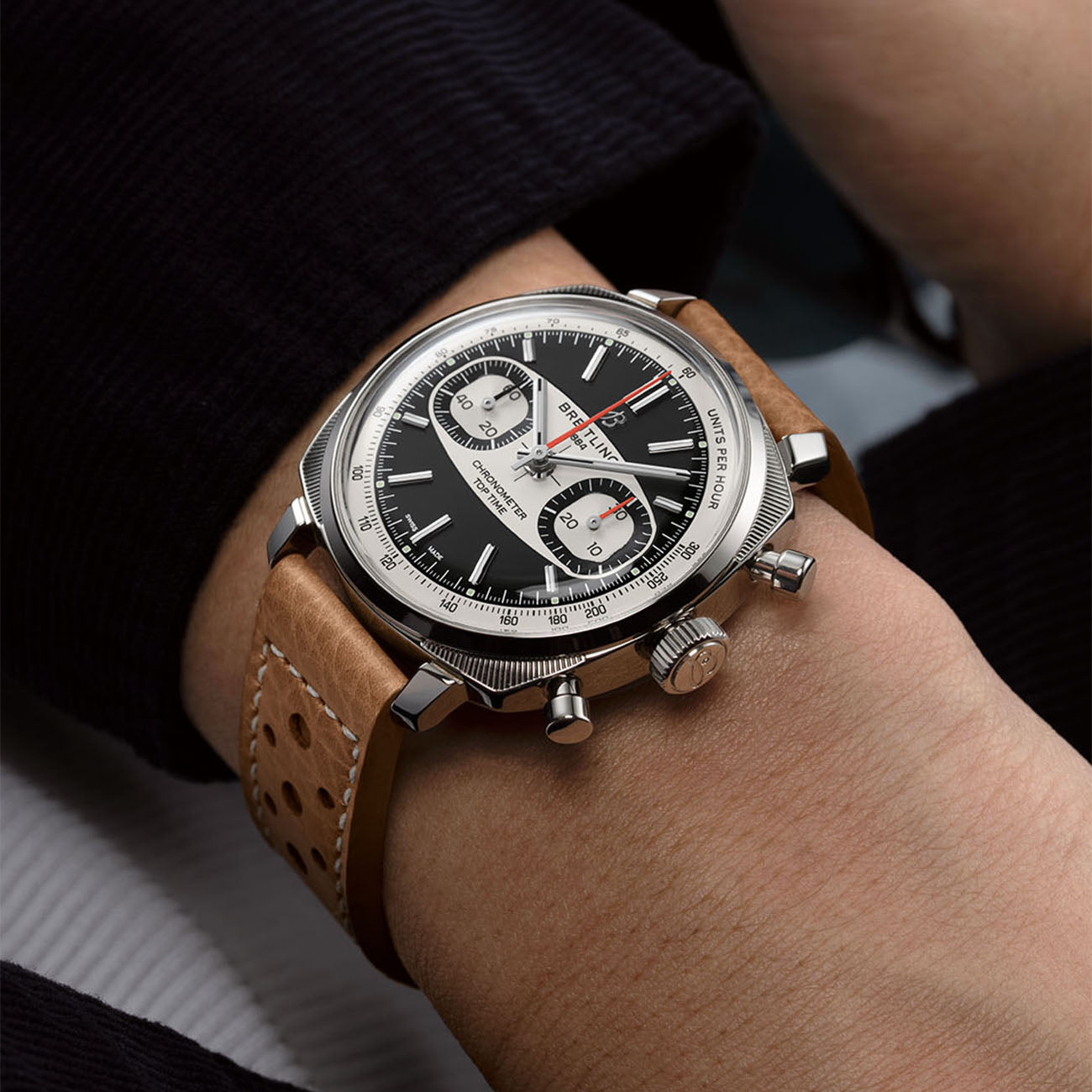 Breitling Top Time B01 Racing Black Dial - 38mm