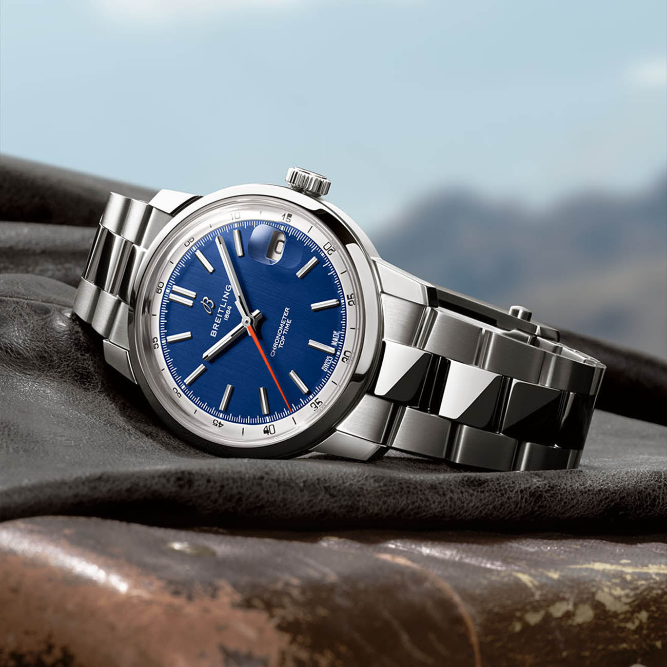 Breitling Top Time B31 Watch in Blue - 38mm