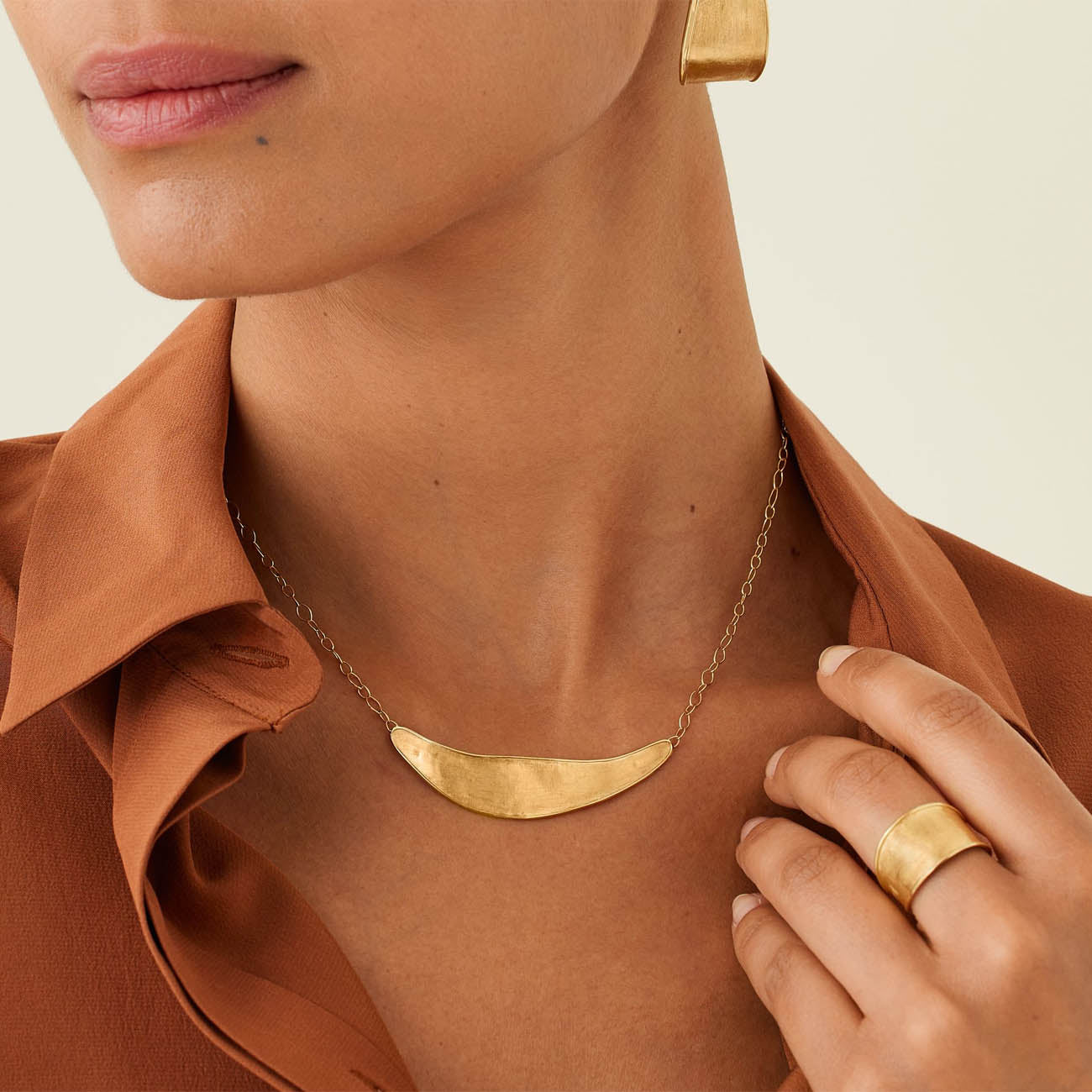 Marco Bicego Lunaria Yellow Gold Bulino Ring