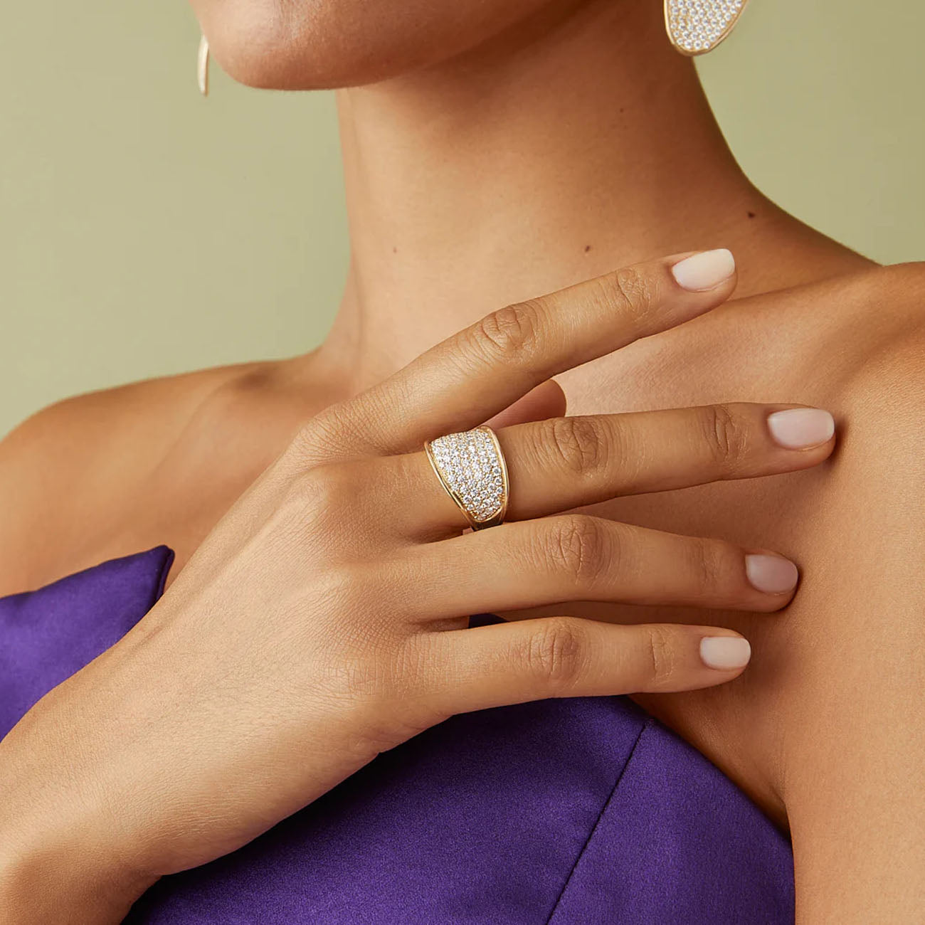 Marco Bicego Lunaria 18K Yellow Gold Diamond Ring