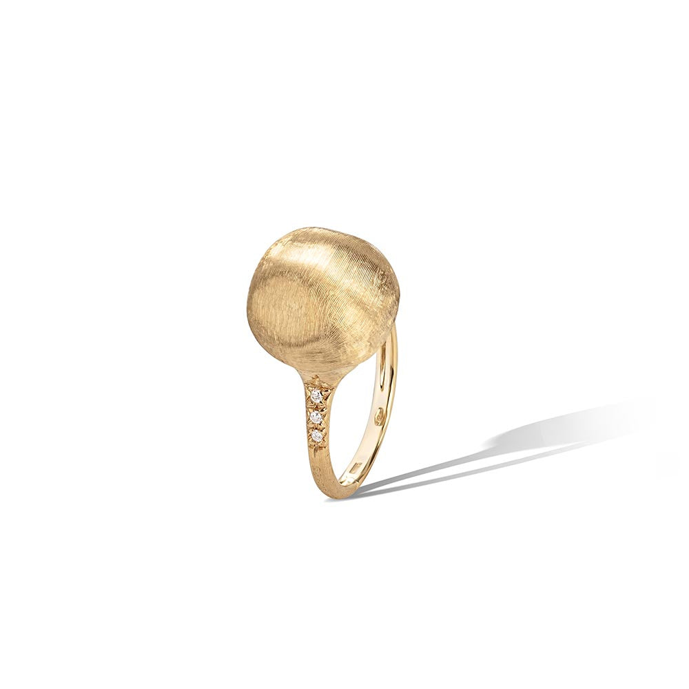 Marco Bicego Africa Boules Gold and Diamond Ring