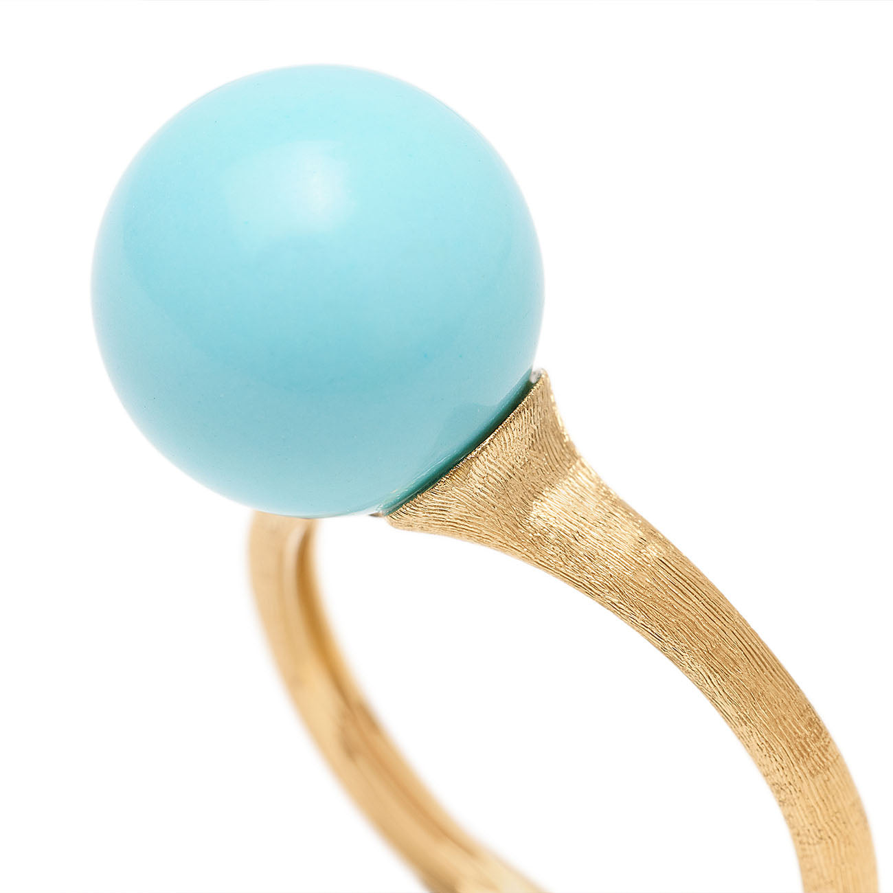 Marco Bicego Africa Boules Gold and Turquoise Ring