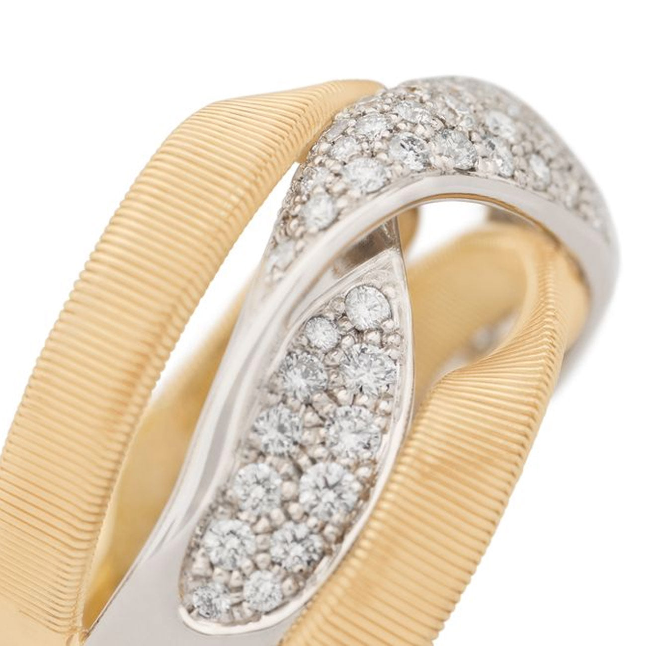 Marco Bicego Marrakech Couture 3-Strand Twist Diamond Ring