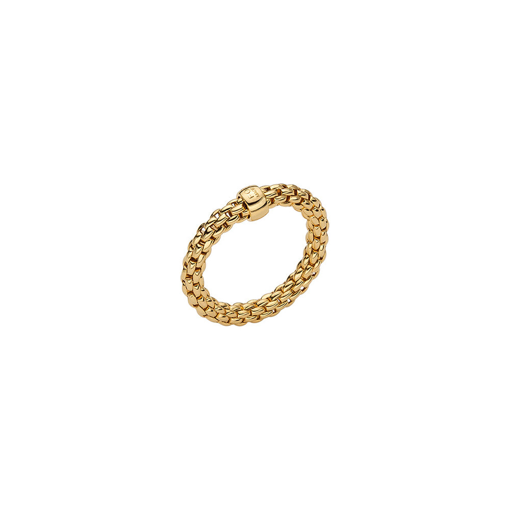 Fope Essentials Yellow Gold Thin Flex'it Ring