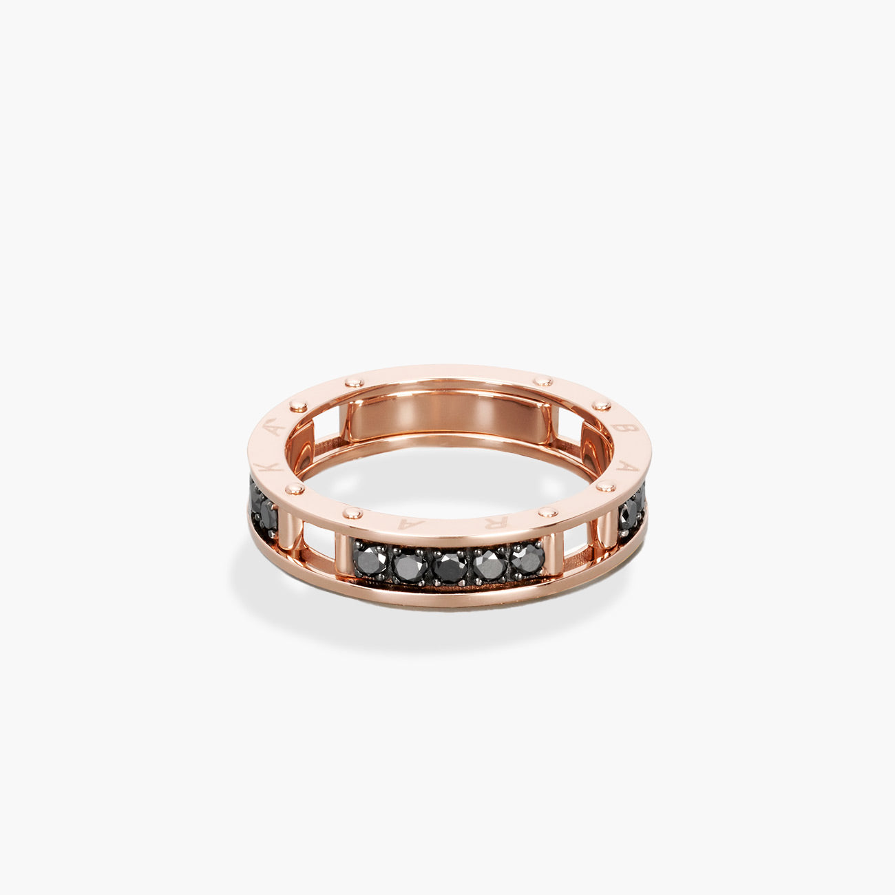 Barakà Black Diamond Pave Station Ring
