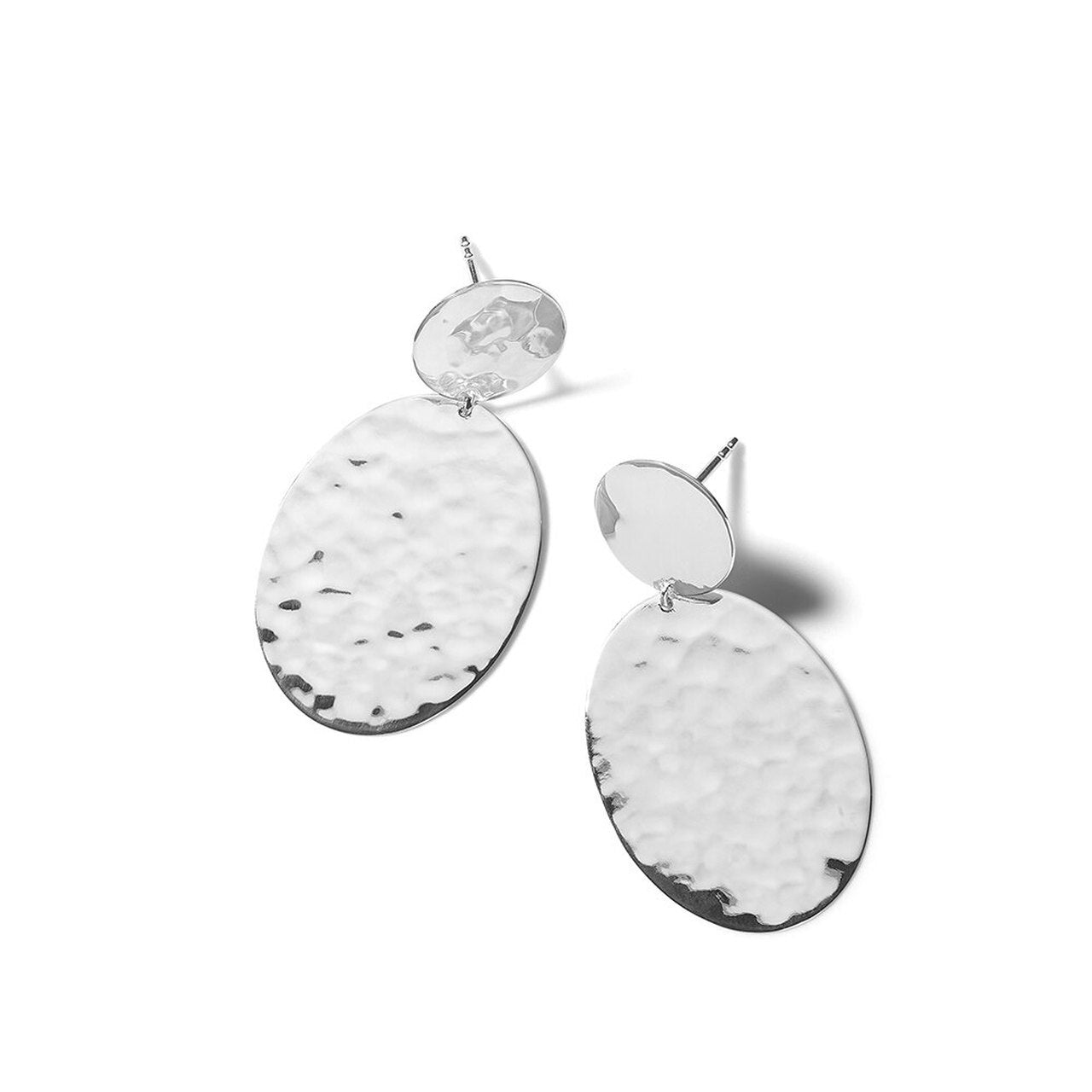 Ippolita Classico Crinkle Oval Snowman Earrings