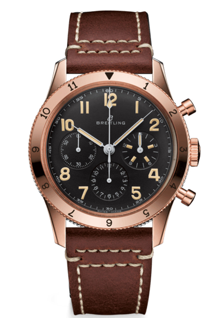 Breitling Avi Ref 765 1953 Re-Edition 18K Red Gold - 41mm
