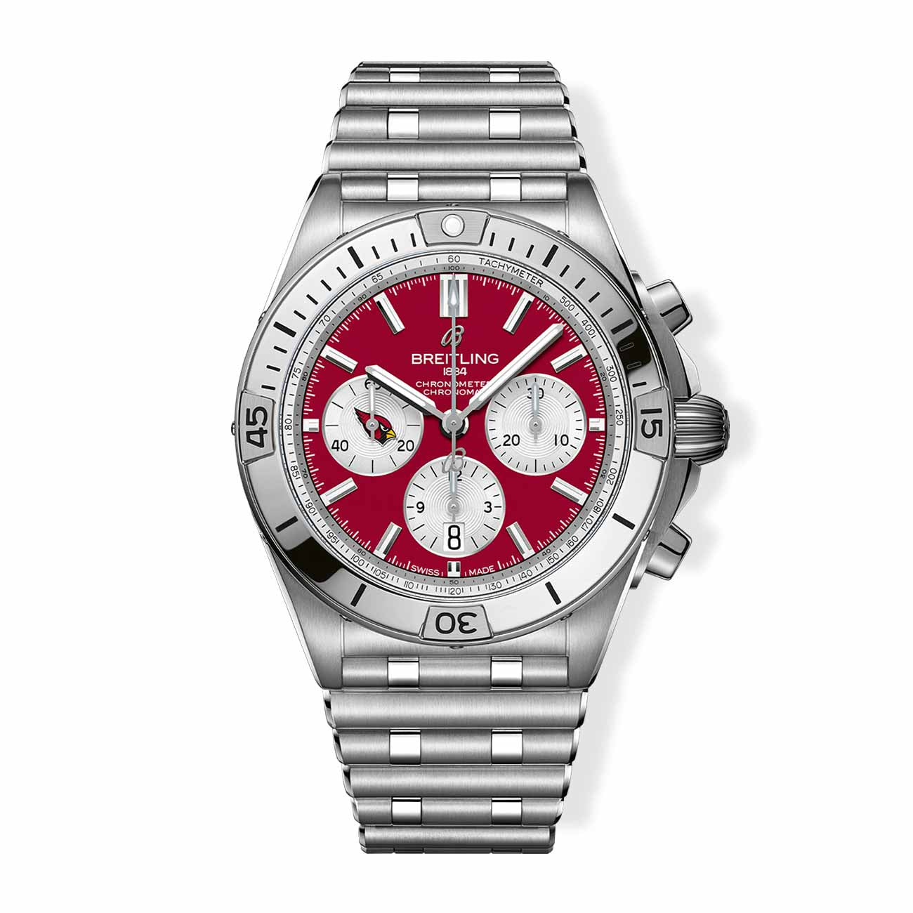 Breitling Chronomat B01 NFL Arizona Cardinals Edition with Rouleaux Steel Bracelet - 42mm