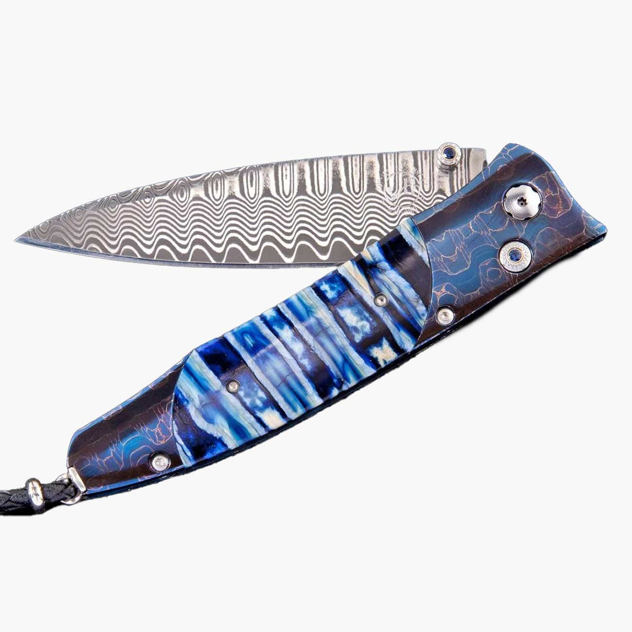 William Henry Gentac Blue Night Pocket Knife