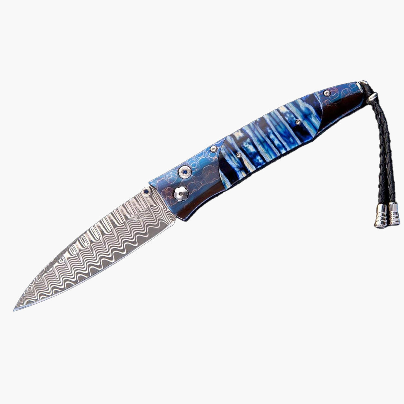 William Henry Gentac Blue Night Pocket Knife