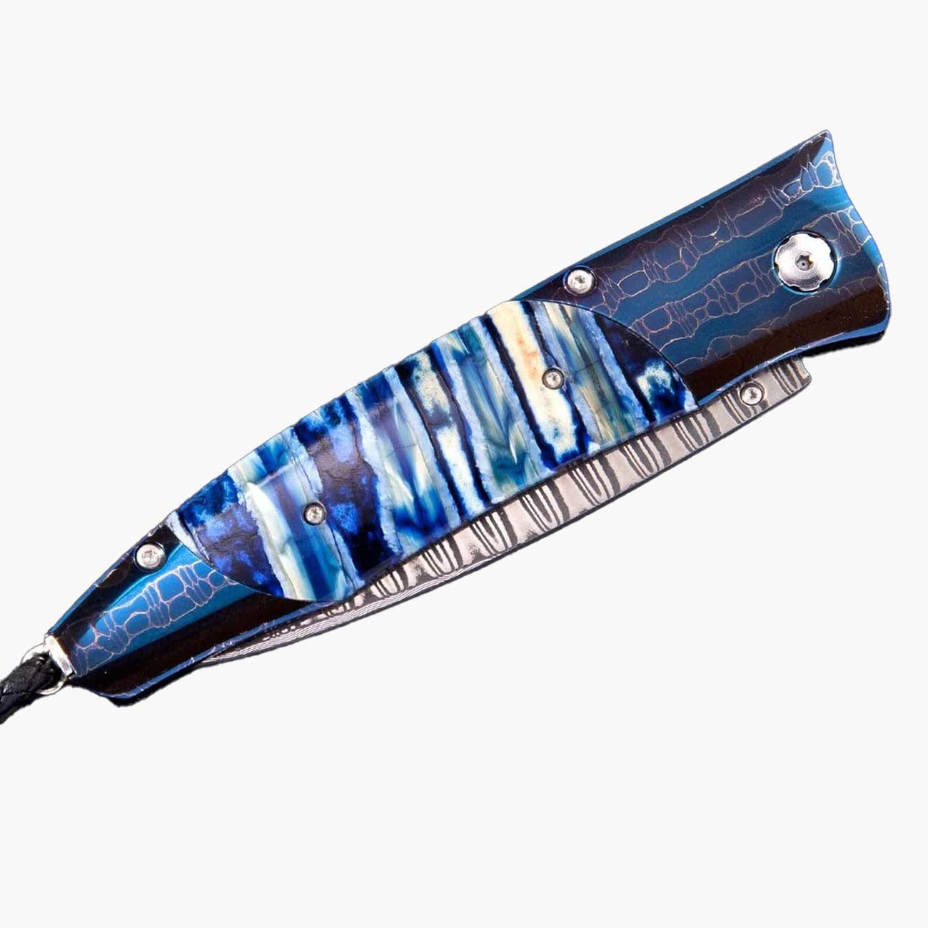 William Henry Gentac Blue Night Pocket Knife