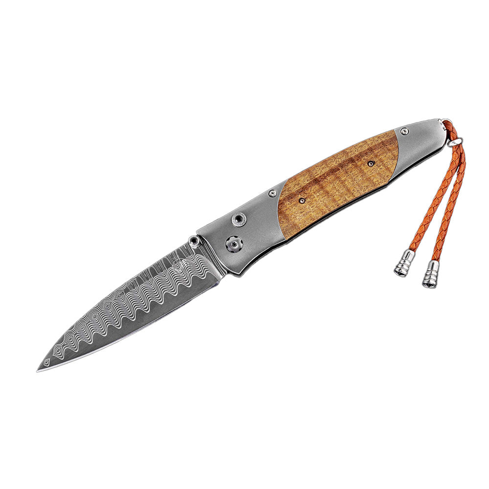 William Henry Gentac Koa Pocket Knife