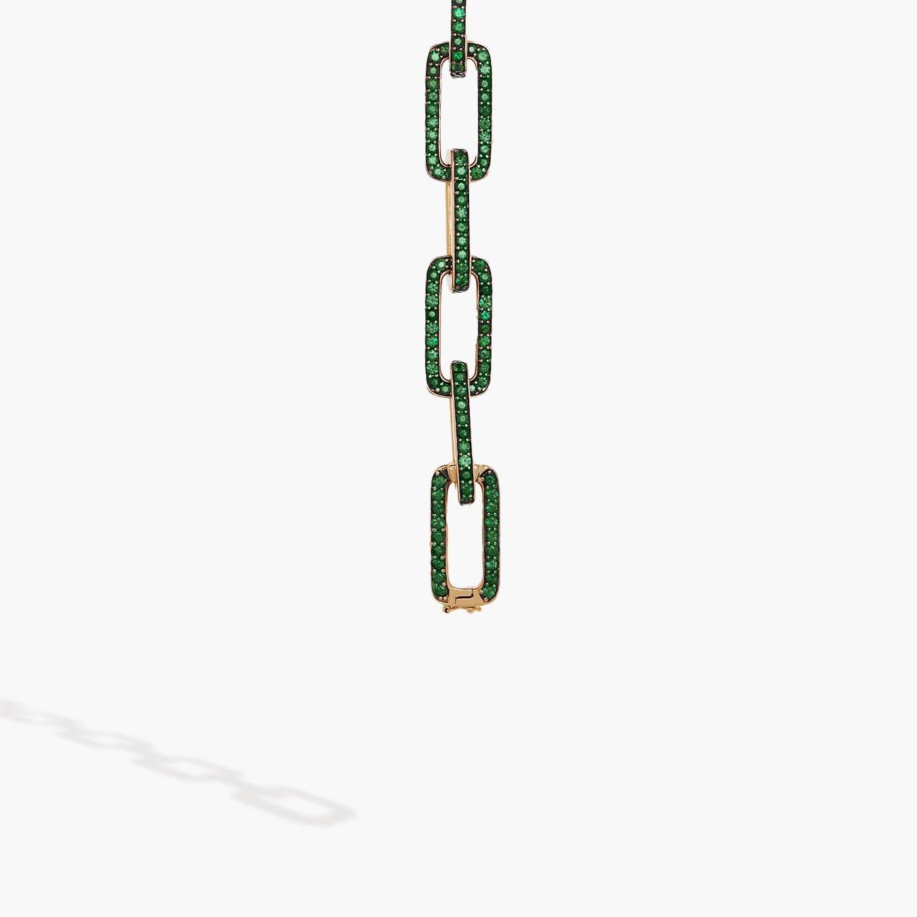 Piranesi Tsavorite Yellow Gold Link Bracelet