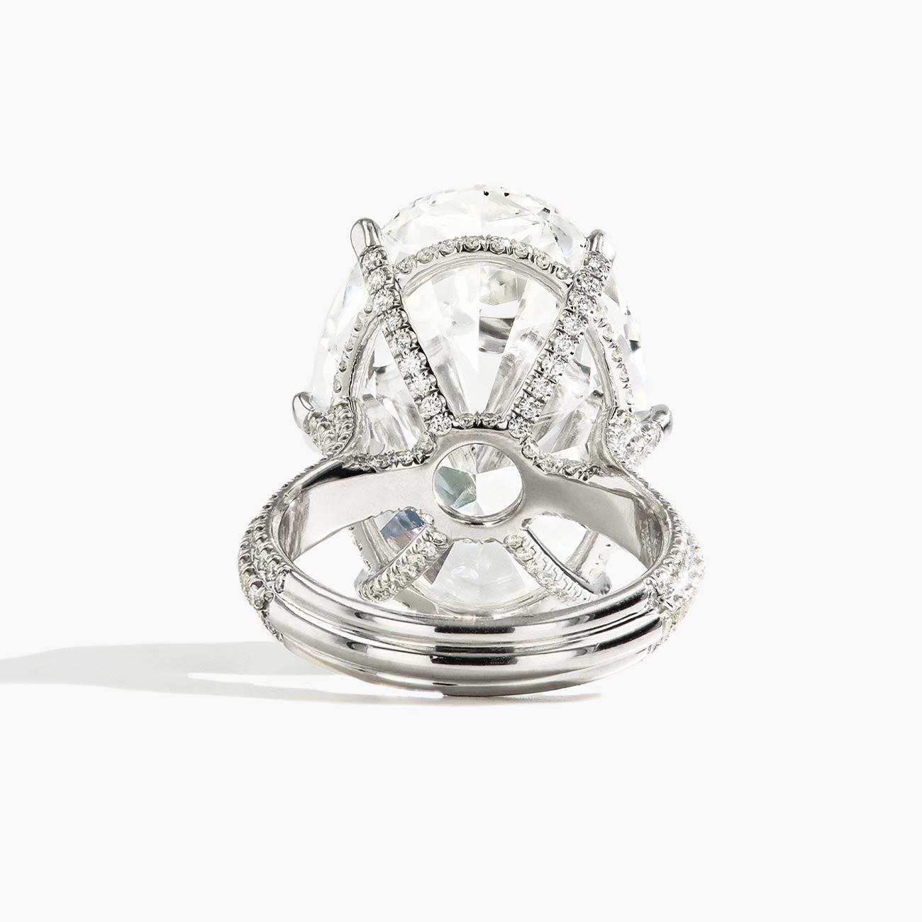 20 Carat Diamond Pave Ring