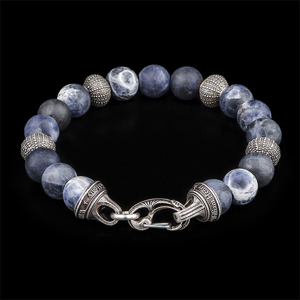William Henry Beach Comber Silver Bead Bracelet