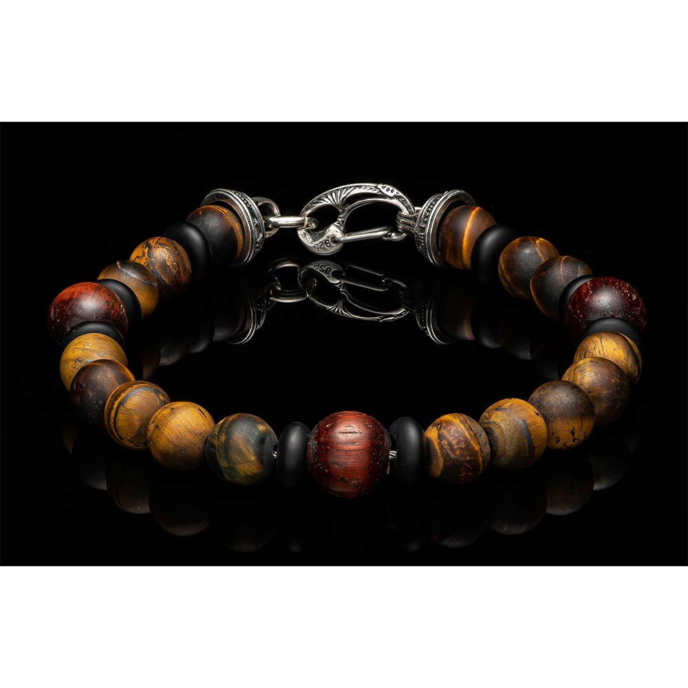 William Henry Dragon Fire II Beaded Bracelet